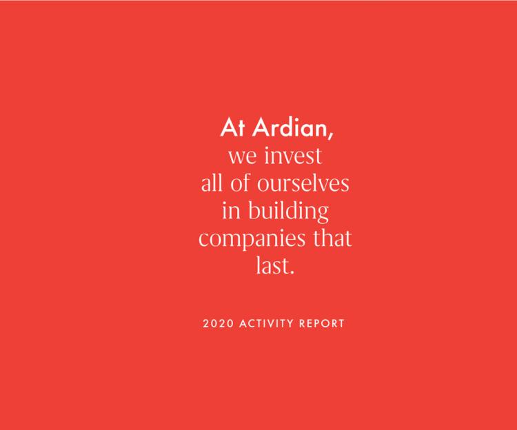 2020 Activity Report cover