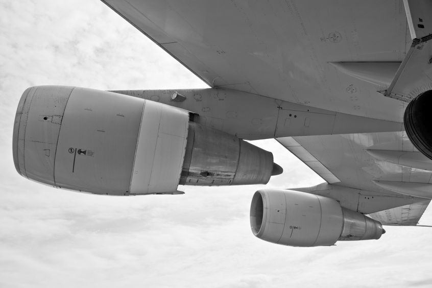 plane in the air